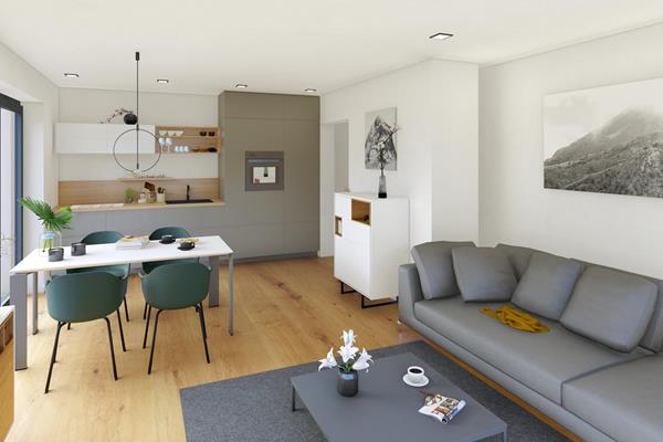 Perspectives intérieures - Grand projet de construction : 7 appartements exclusifs à Heinerscheid